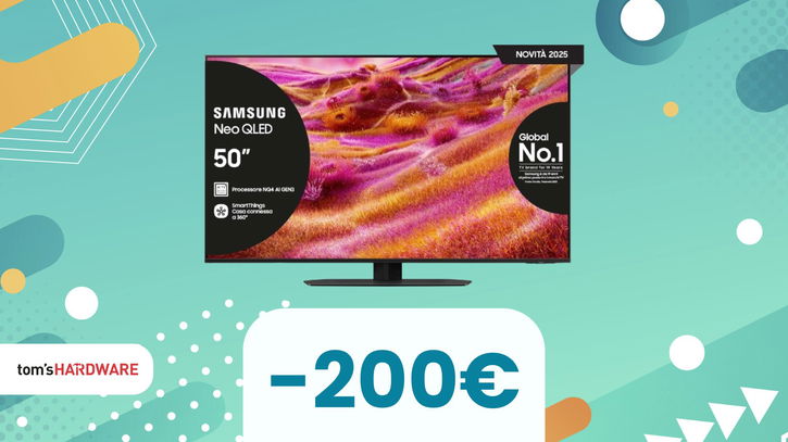 Immagine di TV Samsung 2025: arriva il primo taglio di prezzo su questa Neo QLED
