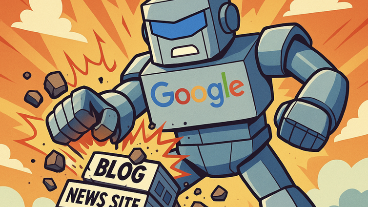 Immagine di Google sta distruggendo i siti web