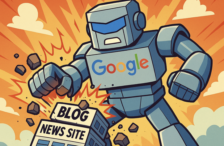 Immagine di Google sta distruggendo i siti web