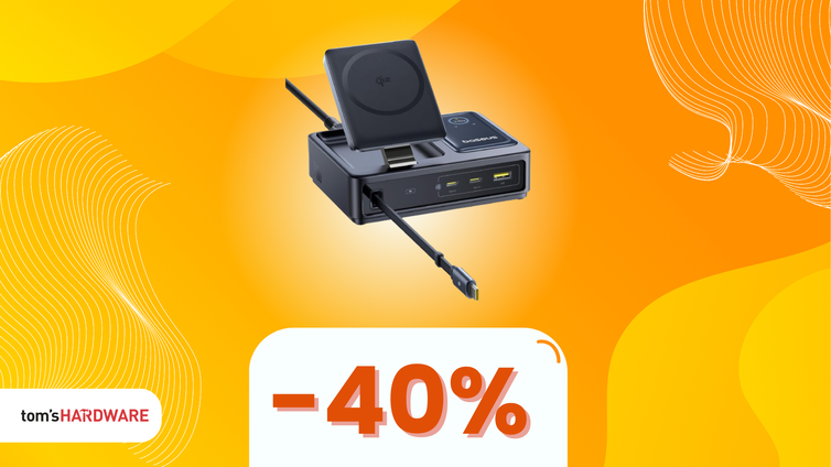 Immagine di SCONTO LAMPO su Baseus Nomos: 140 W di potenza per tutti i tuoi device!