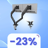 Aggiorna il tuo desk con il braccio doppio monitor Bontec, oggi a MENO DI 33€!