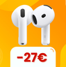 Apple AirPods 4 a un prezzo SHOCK! (-27€)