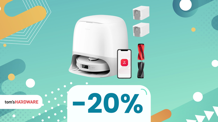 Immagine di Smettila di pulire! Ci pensa roborock Qrevo Curv S5X in sconto di 200€
