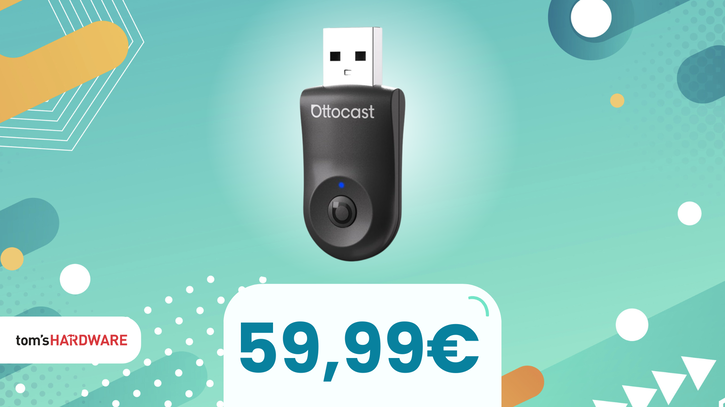Immagine di Addio cavi in auto con Ottocast Mini, oggi SCONTATO a MENO DI 60€!