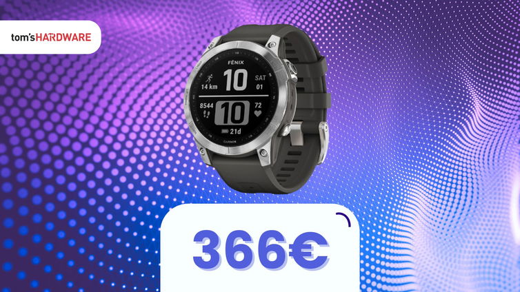 Immagine di L’iconico Garmin Fenix 7 è in offerta da Mediaworld, e che offerta
