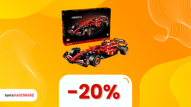 Immagine di LEGO Technic F1 Ferrari SF-24, CHE PREZZO! Su Amazon risparmi il 20%