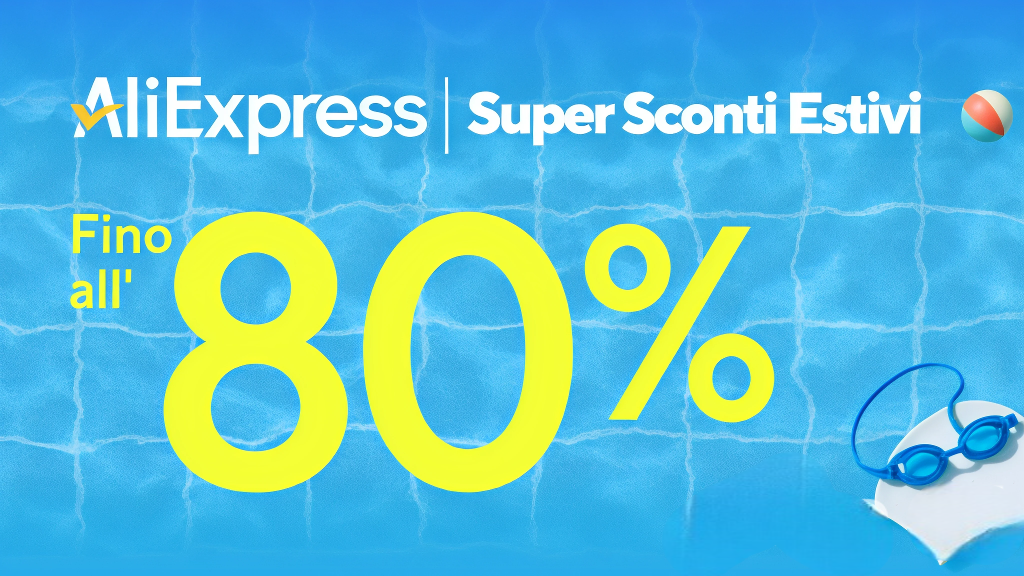 Immagine di Partono i super sconti estivi AliExpress! Offerte folli fino all'80%