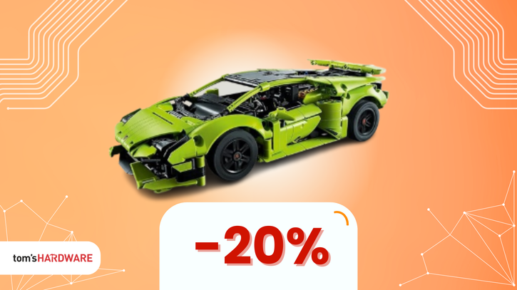 Immagine di LEGO a tutto gas: Lamborghini Huracán Technic a soli 42€!
