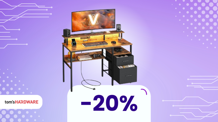 Immagine di Design vintage, cuore tech: la scrivania perfetta a soli 88€!