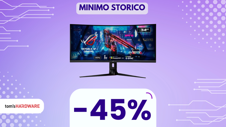 Immagine di ASUS ROG Strix XG349C: monitor gaming TOP oggi al MINIMO STORICO!