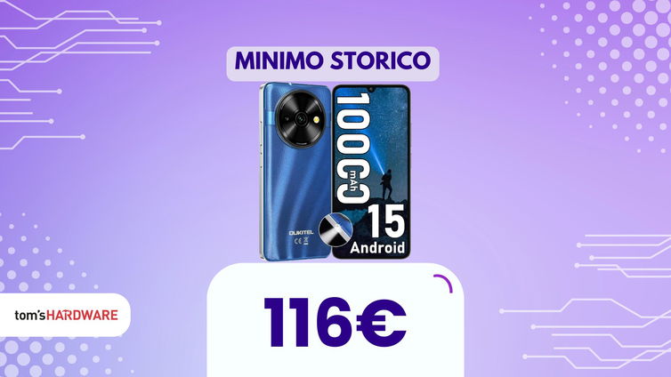 Immagine di Solo autonomia? Questo telefono da 10.000 mAh costa appena 116€