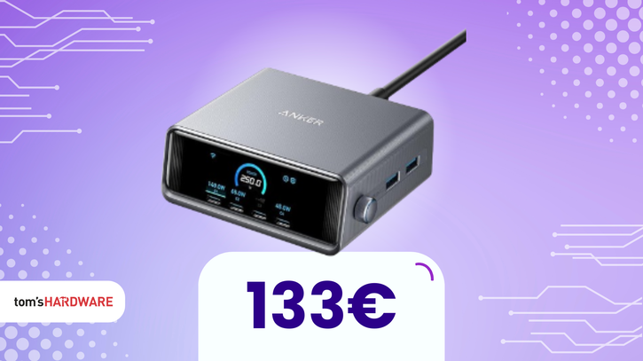 Immagine di Ricarica senza limiti: 6 porte, 250W e tutta la tecnologia Anker!
