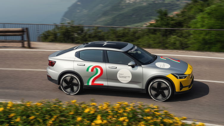 Immagine di Polestar presenta una speciale livrea per la Mille Miglia