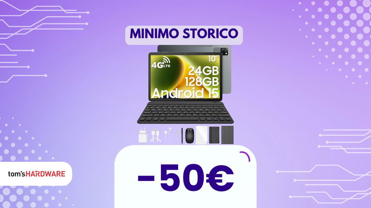 Immagine di Super offerta: 50% di sconto + coupon da 80€ su questo tablet ricco di accessori