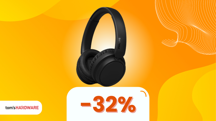 Immagine di 65 ore di musica a soli 34€? È possibile con queste cuffie Philips!