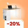 Scrivania + libreria = lo spazio perfetto a soli 88€!