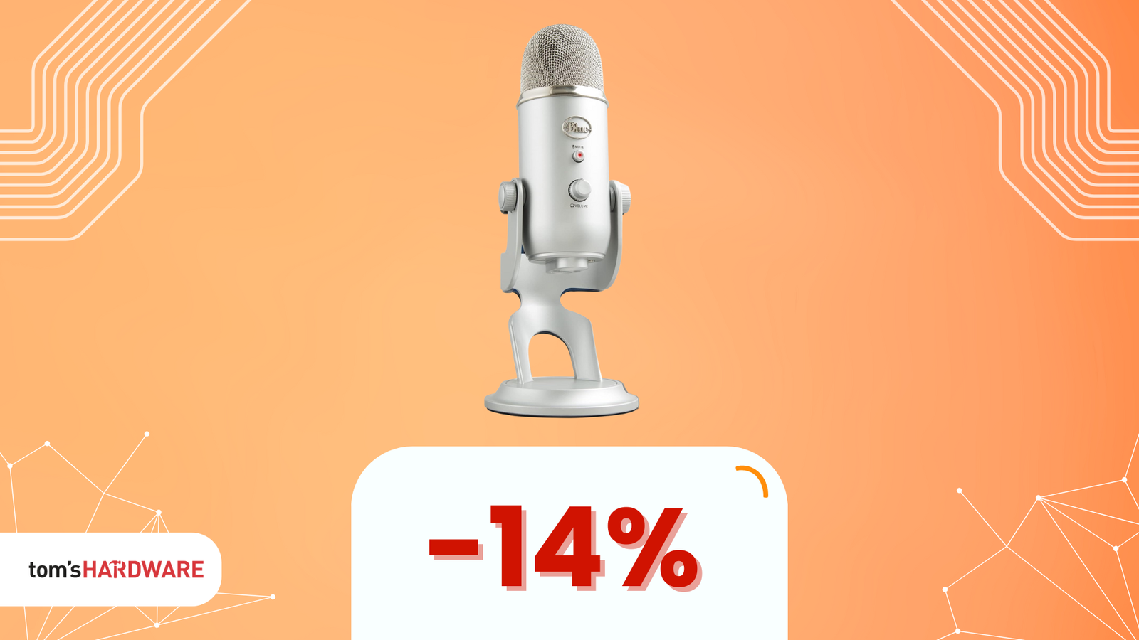 Immagine di Microfono Blue Yeti per le tue stream a prezzo SHOCK! Su Amazon a soli 89€