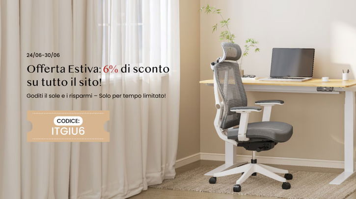 Immagine di Comodità cercasi? Con questo coupon risparmi su tutto il catalogo Flexispot