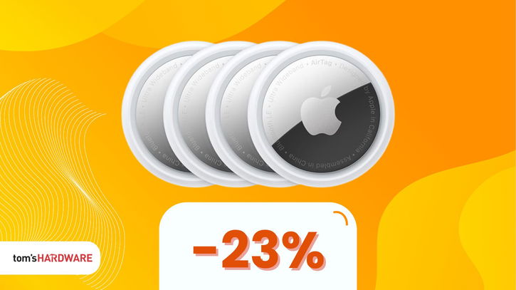 Immagine di Mai così utili come in vacanza: oggi 4 AirTag Apple originali in sconto