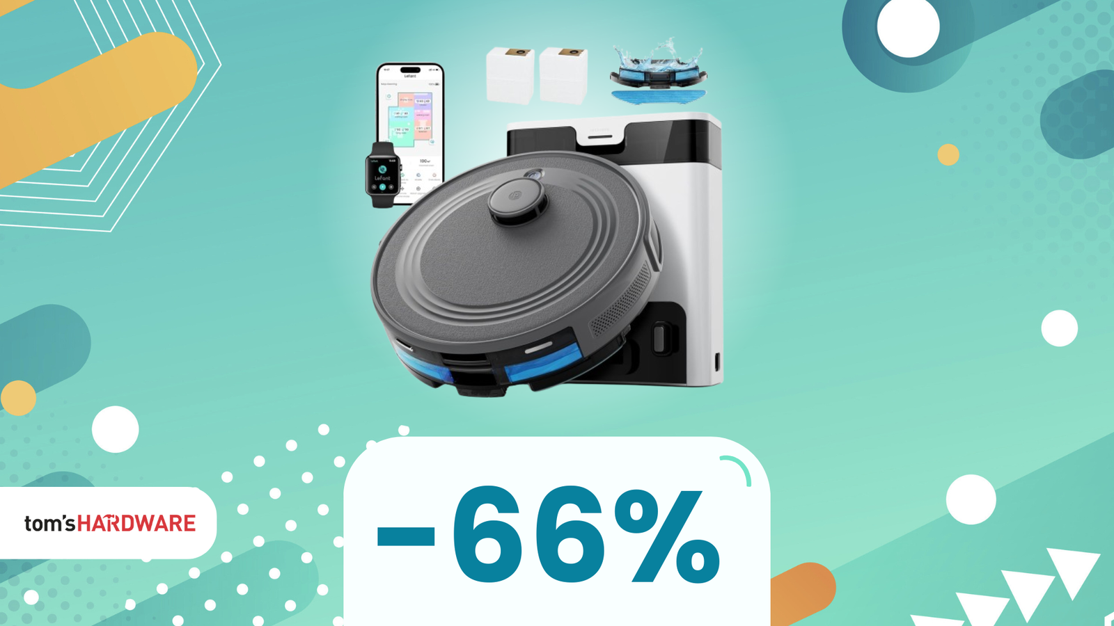 Immagine di SCONTO SHOCK su LEFANT M2Pro: pulizia smart, zero fatica a MENO DI META' PREZZO!