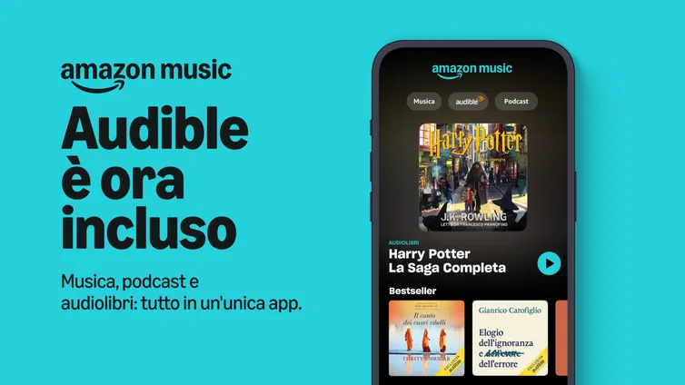 Immagine di Amazon Music Unlimited + Audible in SUPER PROMO: musica e libri GRATIS per 4 mesi!