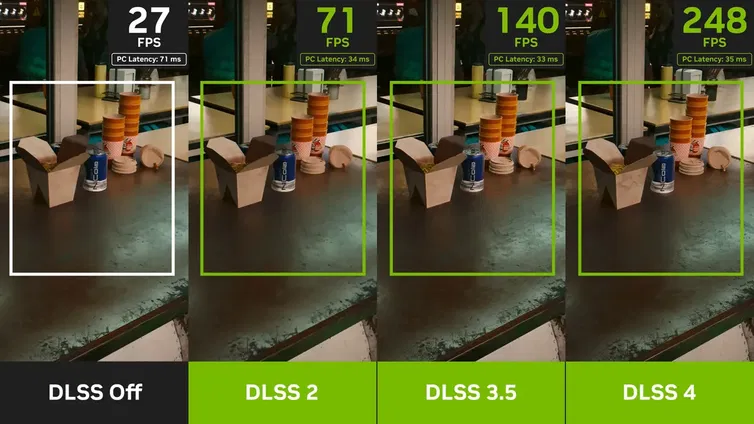 Immagine di Uso della VRAM ridotto all'osso con la nuova versione del DLSS