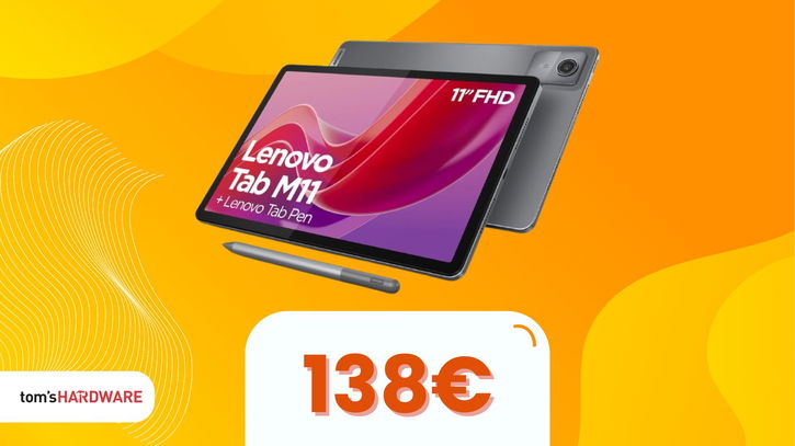 Immagine di Mediaworld fa il NO IVA, ma Amazon batte il prezzo su questo tablet Lenovo