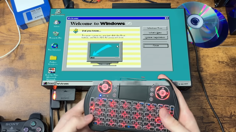 Immagine di Windows sulla PlayStation, incubo o genialata?