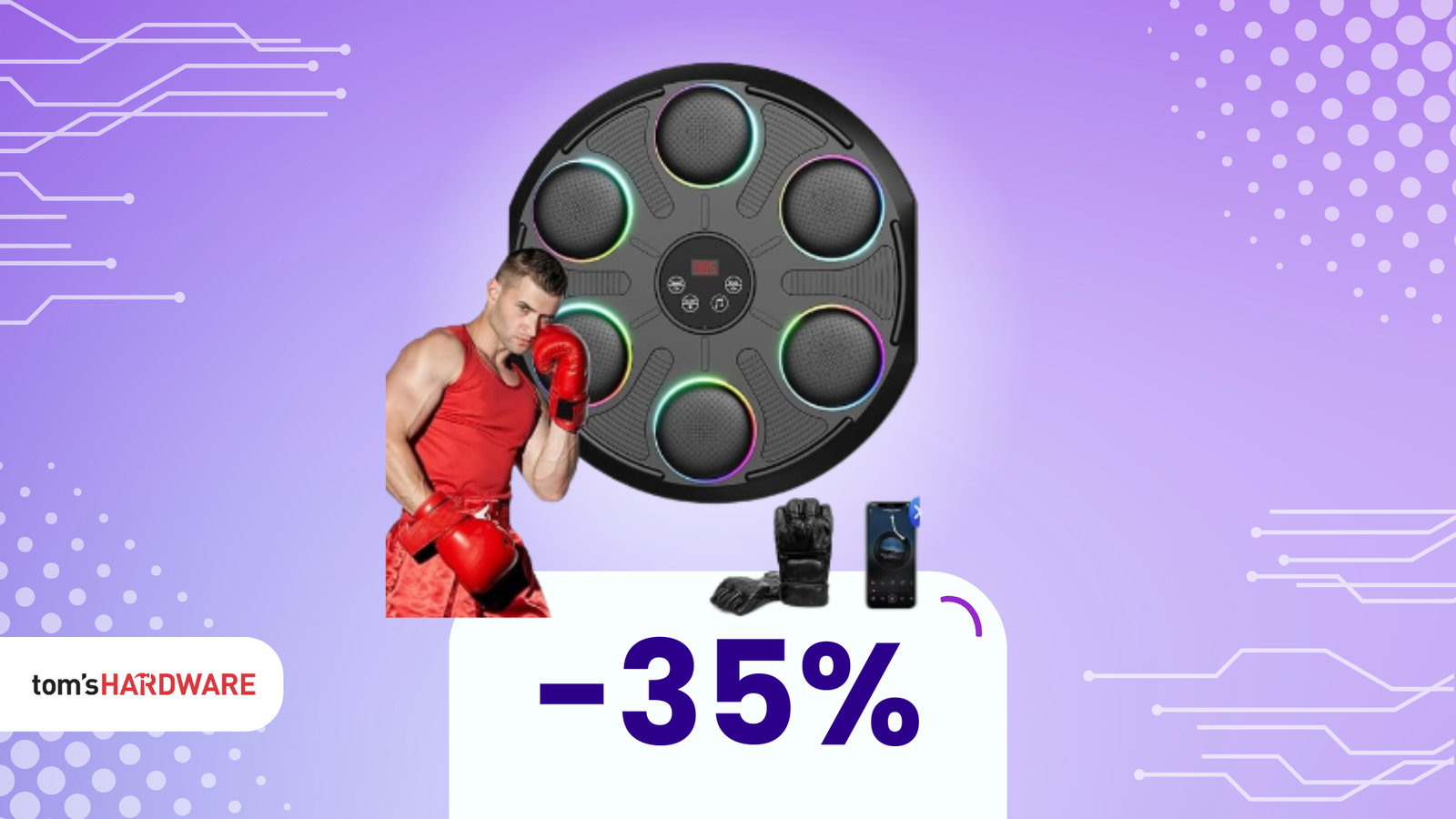 Immagine di #AmazonFinds: allenati con la music boxing machine a 72€!