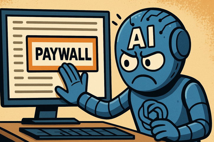 Immagine di L'IA dovrà pagare per leggere i siti internet