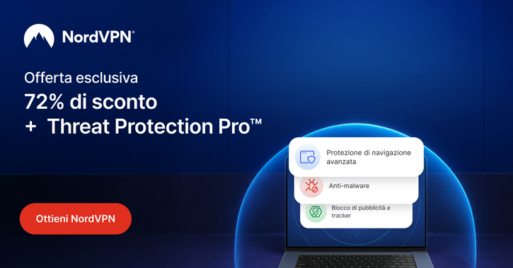 Immagine di Sicurezza in viaggio? Non perderti la Threat Protection Pro di NordVPN!
