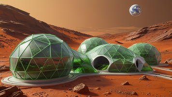 Alghe e bioplastica: la casa del futuro su Marte