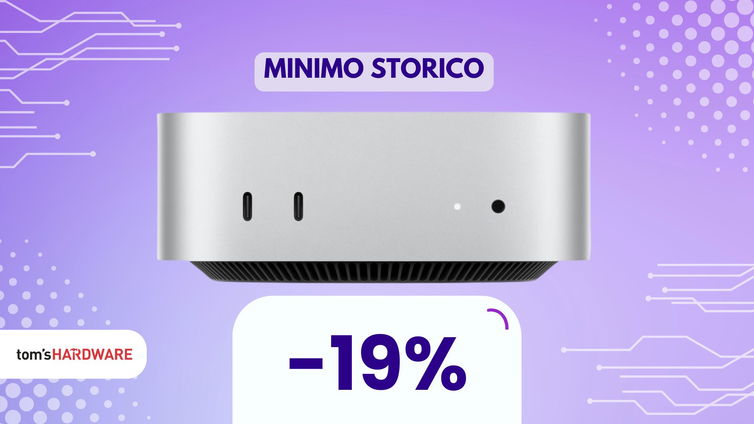 Immagine di Mac Mini M4: 24GB di RAM con 25€ in più. Prezzo mai visto sotto i 1000€