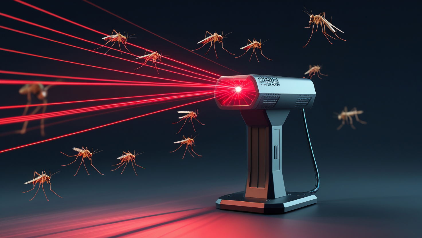Questo laser anti-zanzare abbatte 30 insetti al secondo