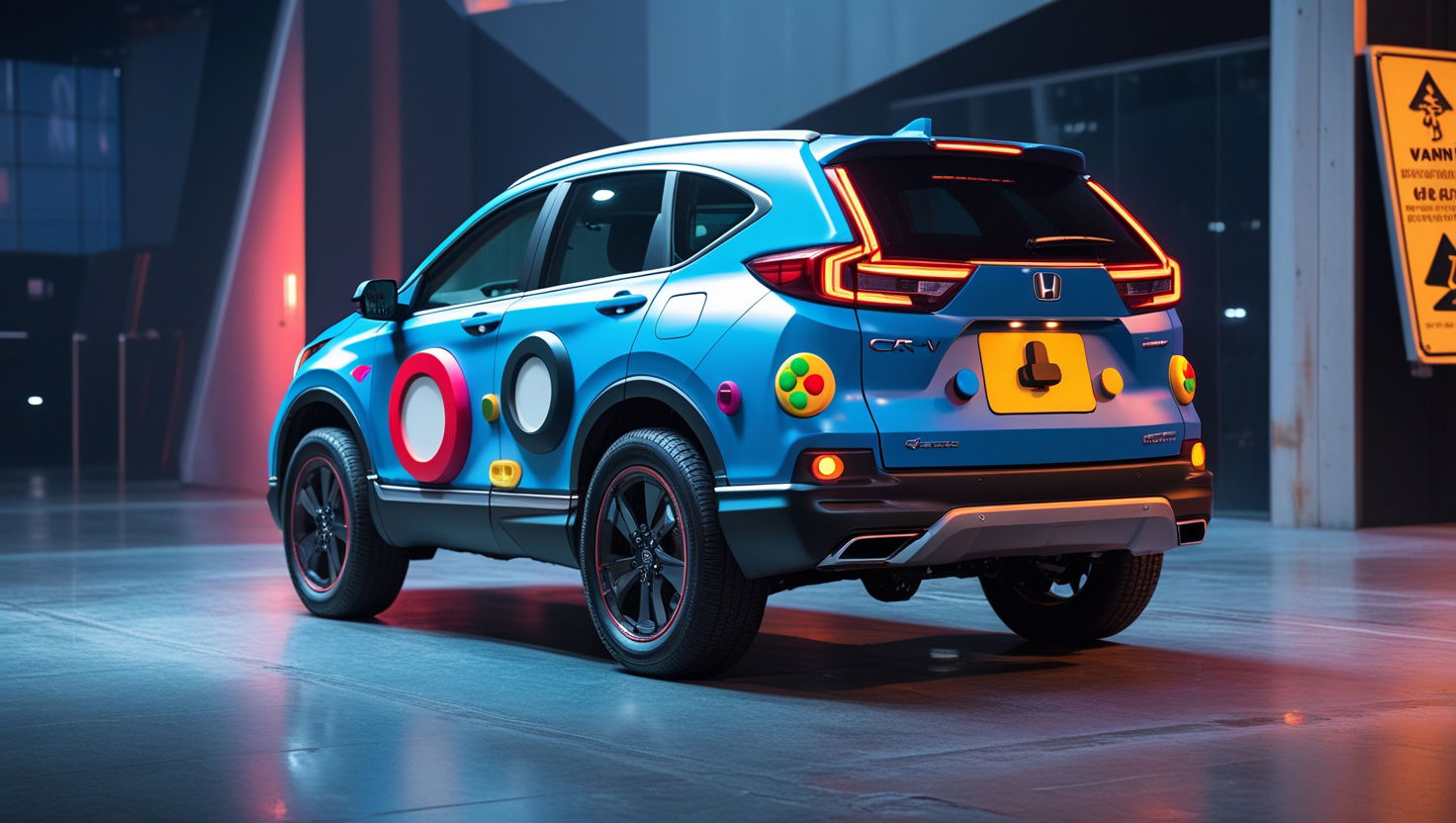 Gamer trasforma una Honda CR-V in controller per videogame