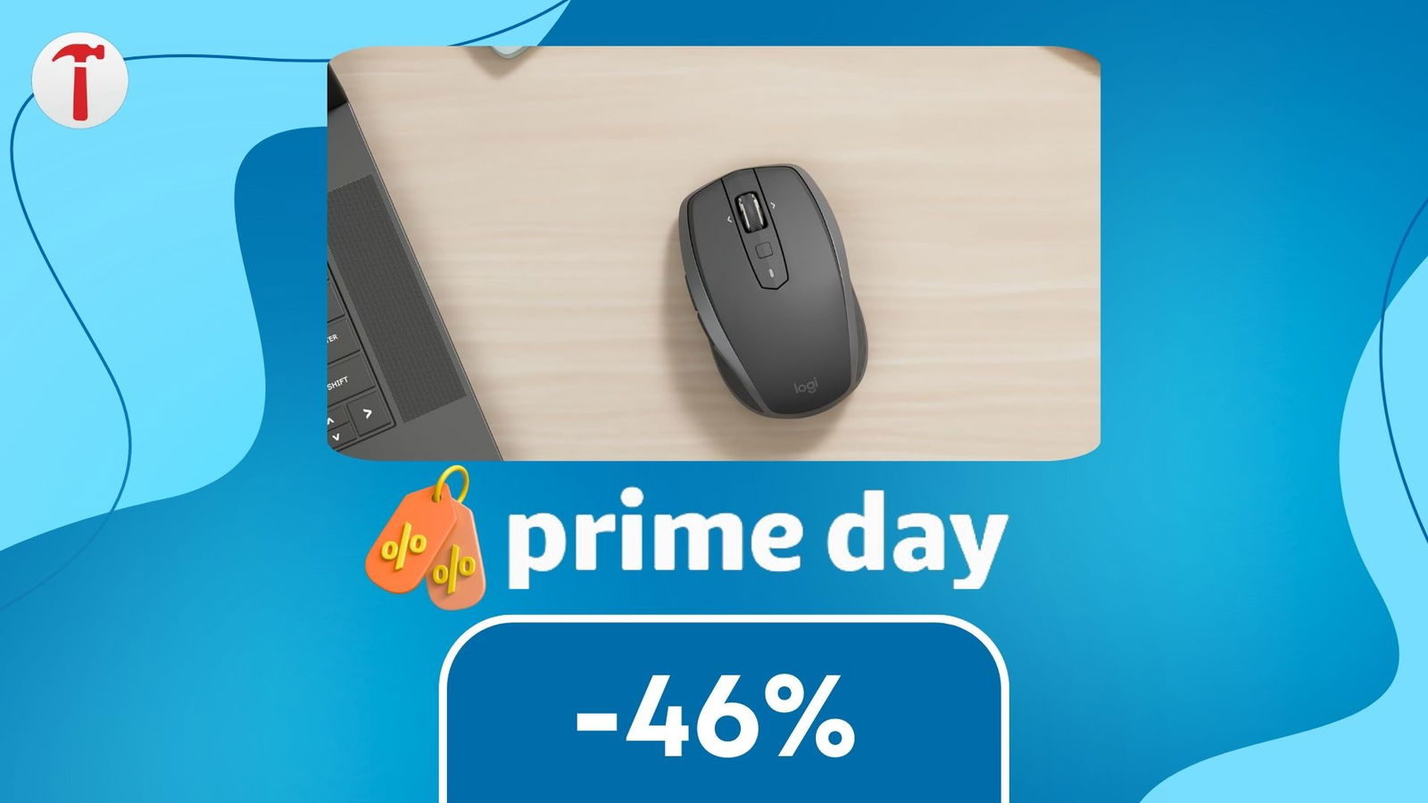 Prezzo shock: quasi -50% per il mouse Logitech più amato