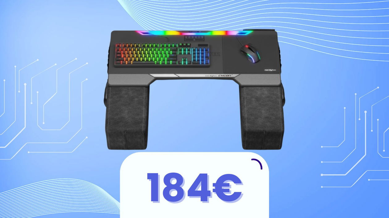 Immagine di Usi ancora la scrivania per il PC? Forse non ti serve più