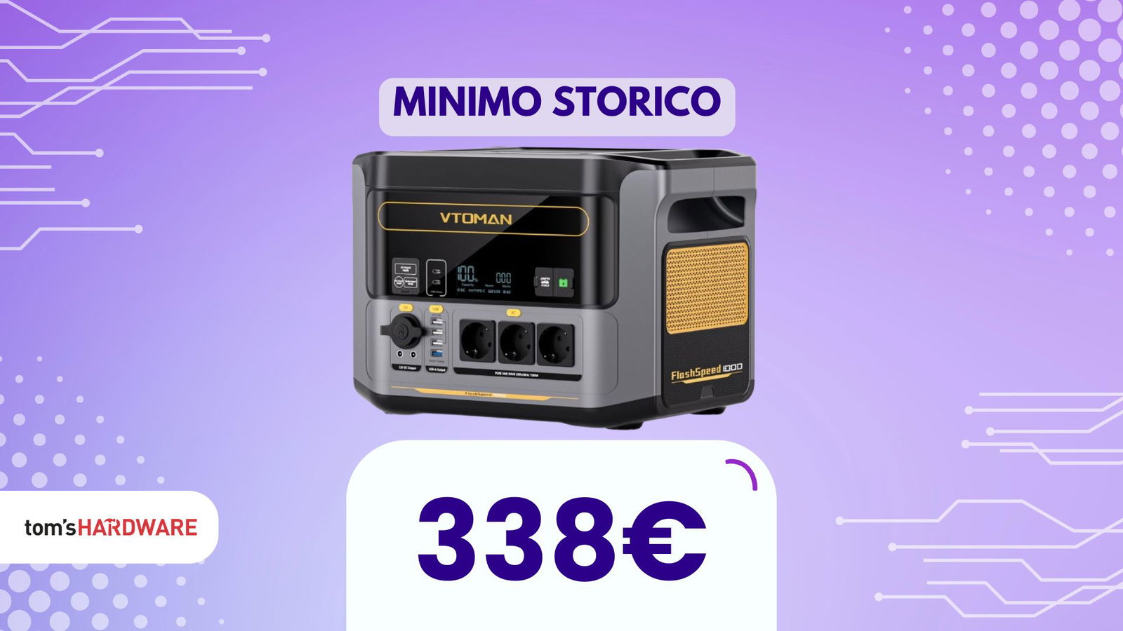 Come sopravvivere senza corrente? Con questa power station in offerta