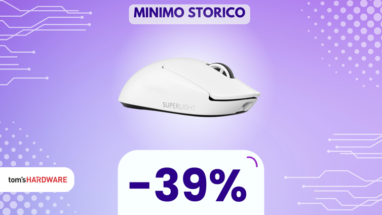 Immagine di Logitech G PRO X SUPERLIGHT 2, il mouse da esports a un PREZZO IMBATTIBILE!