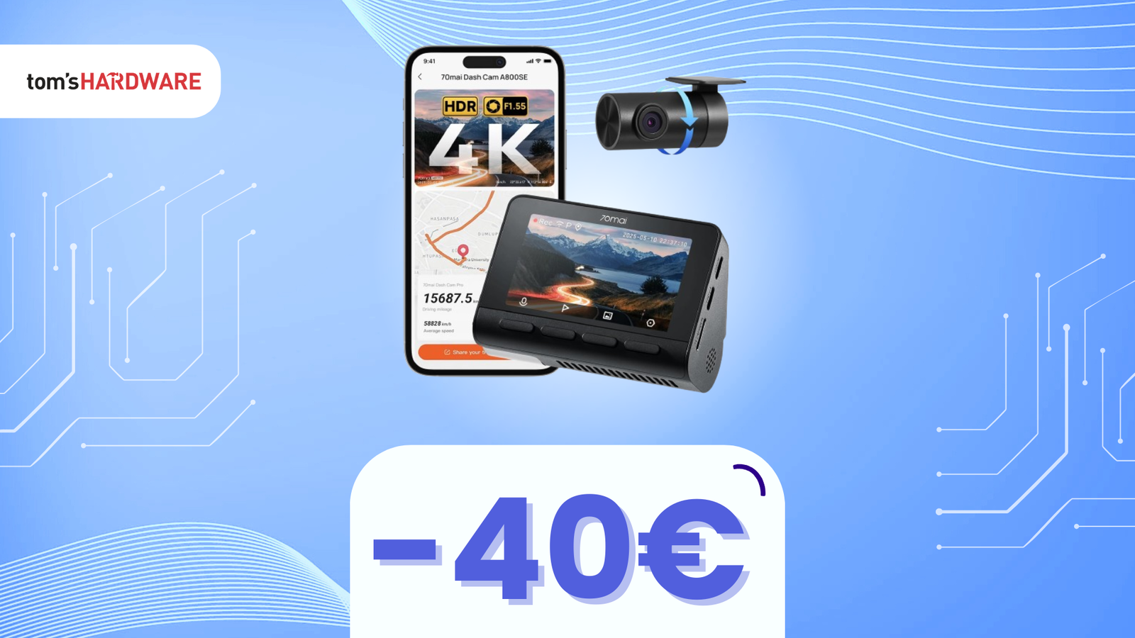 Proteggi la tua guida con questa dashcam 4K in SUPER SCONTO!
