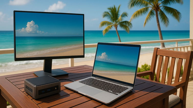 Immagine di Mini PC e laptop compatti per lavorare anche in vacanza