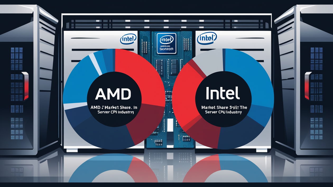 Immagine di AMD minaccia Intel: raggiunto il 50% del mercato CPU server
