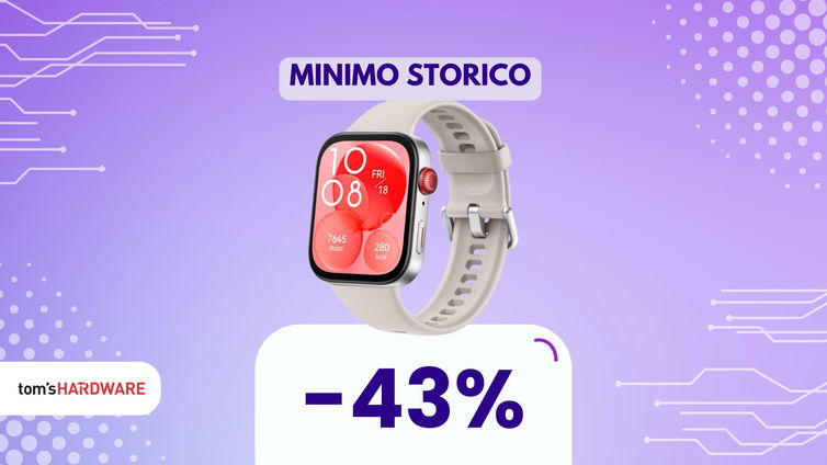 Immagine di Huawei Watch Fit 3: se volevi il bianco, oggi lo prendi al minimo storico