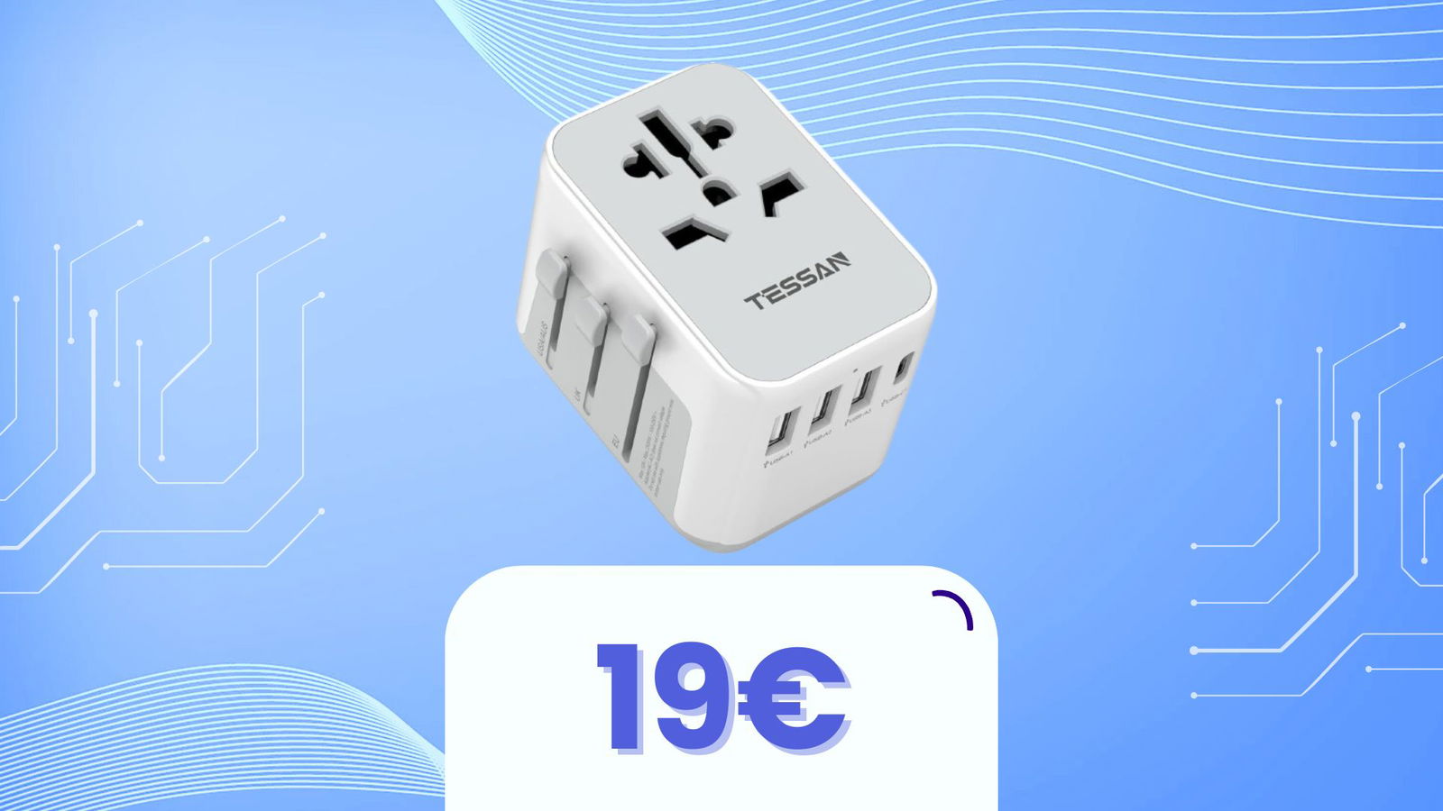 L’adattatore universale sotto i 20€ che tutti comprano: funziona ovunque