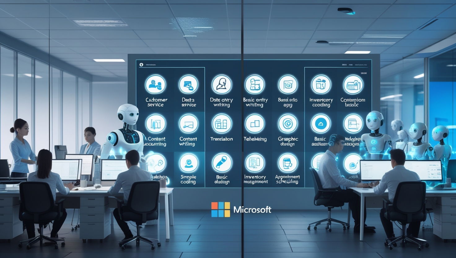 10 lavori che potrebbero sparire presto, secondo Microsoft