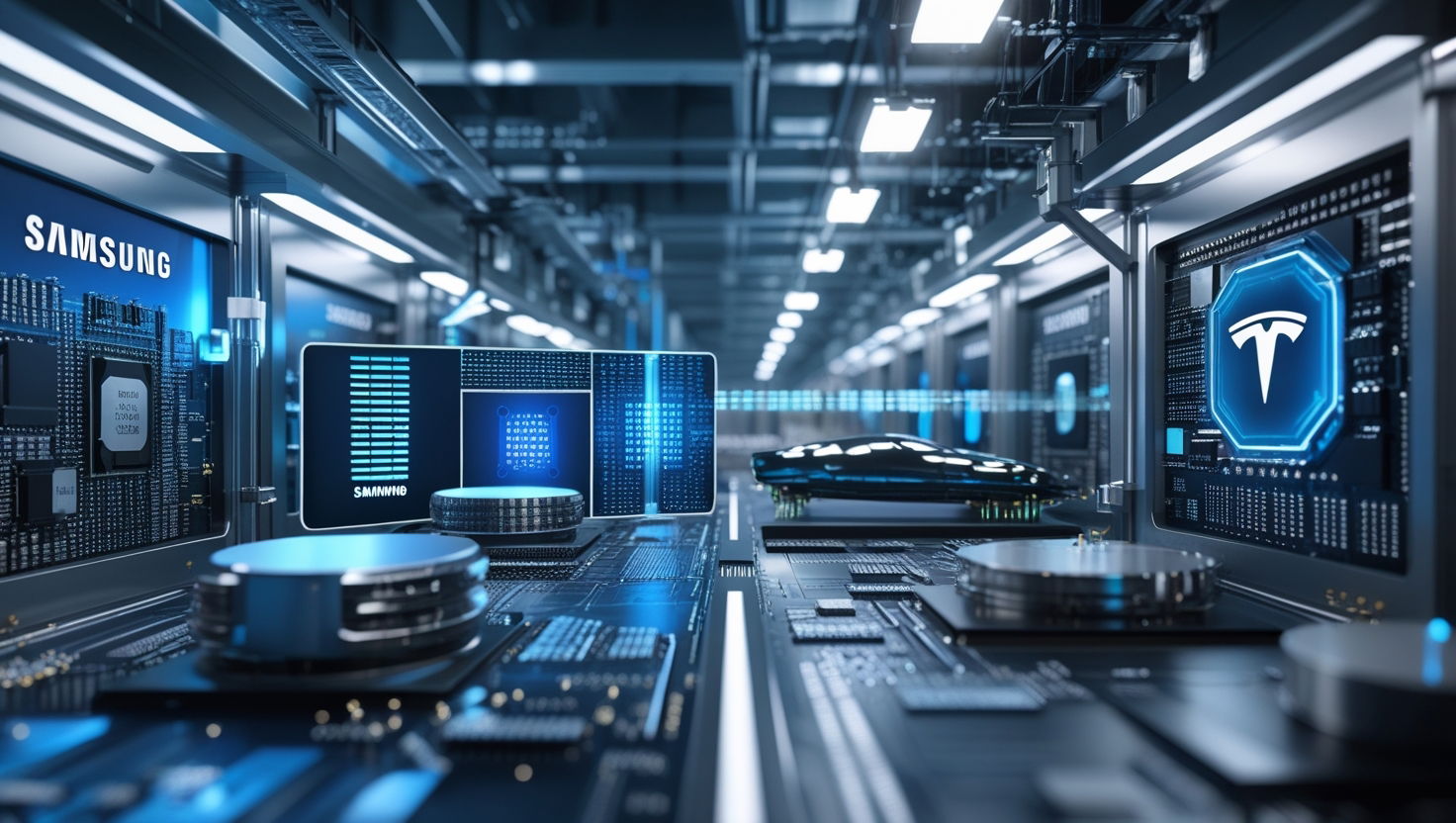 Musk ricopre d'oro Samsung: 16,5 miliardi per produrre chip