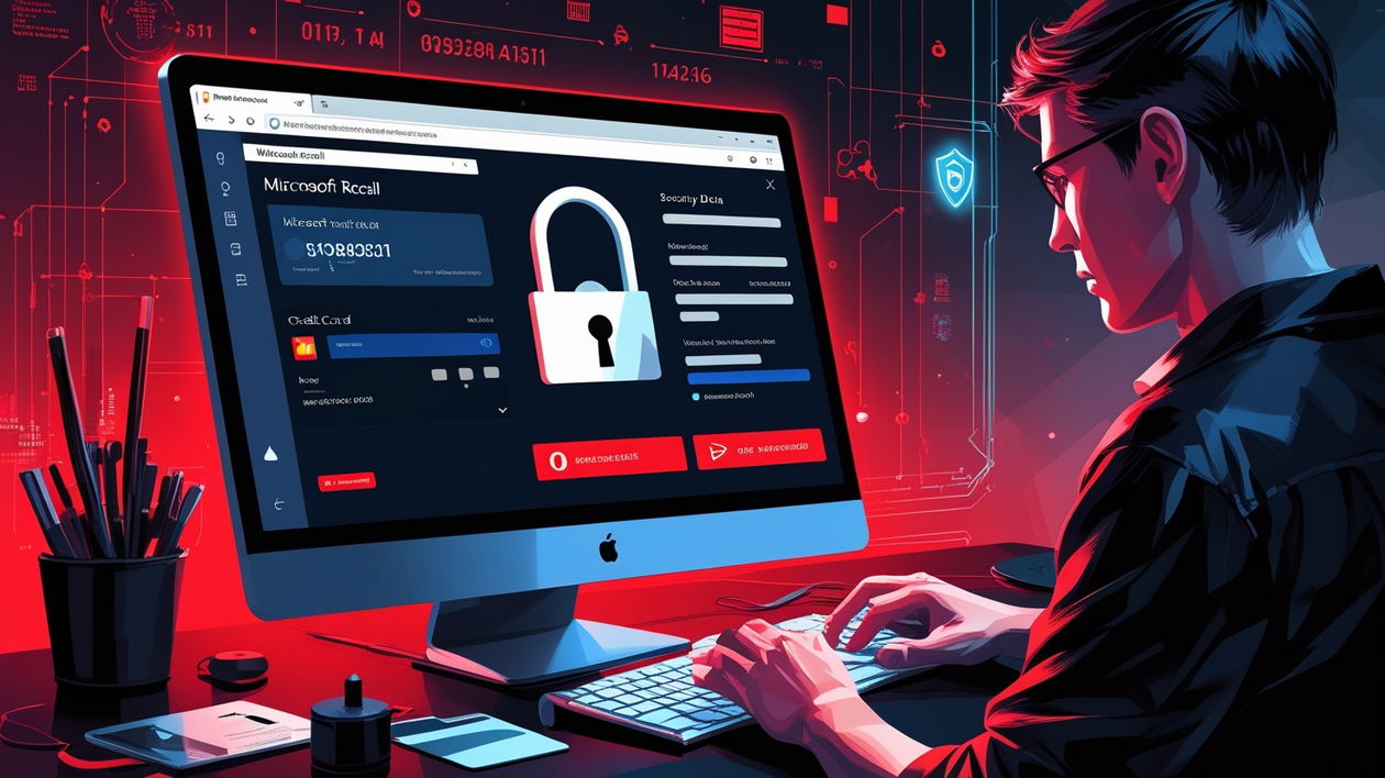 Immagine di Microsoft Recall registra carte di credito e password