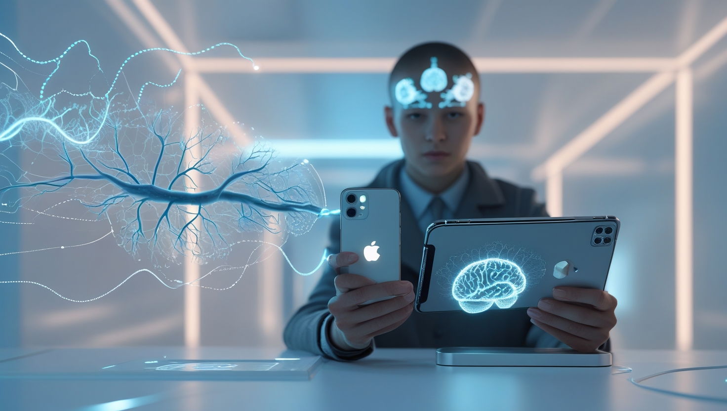 Apple svela iPhone e iPad controllati dal cervello