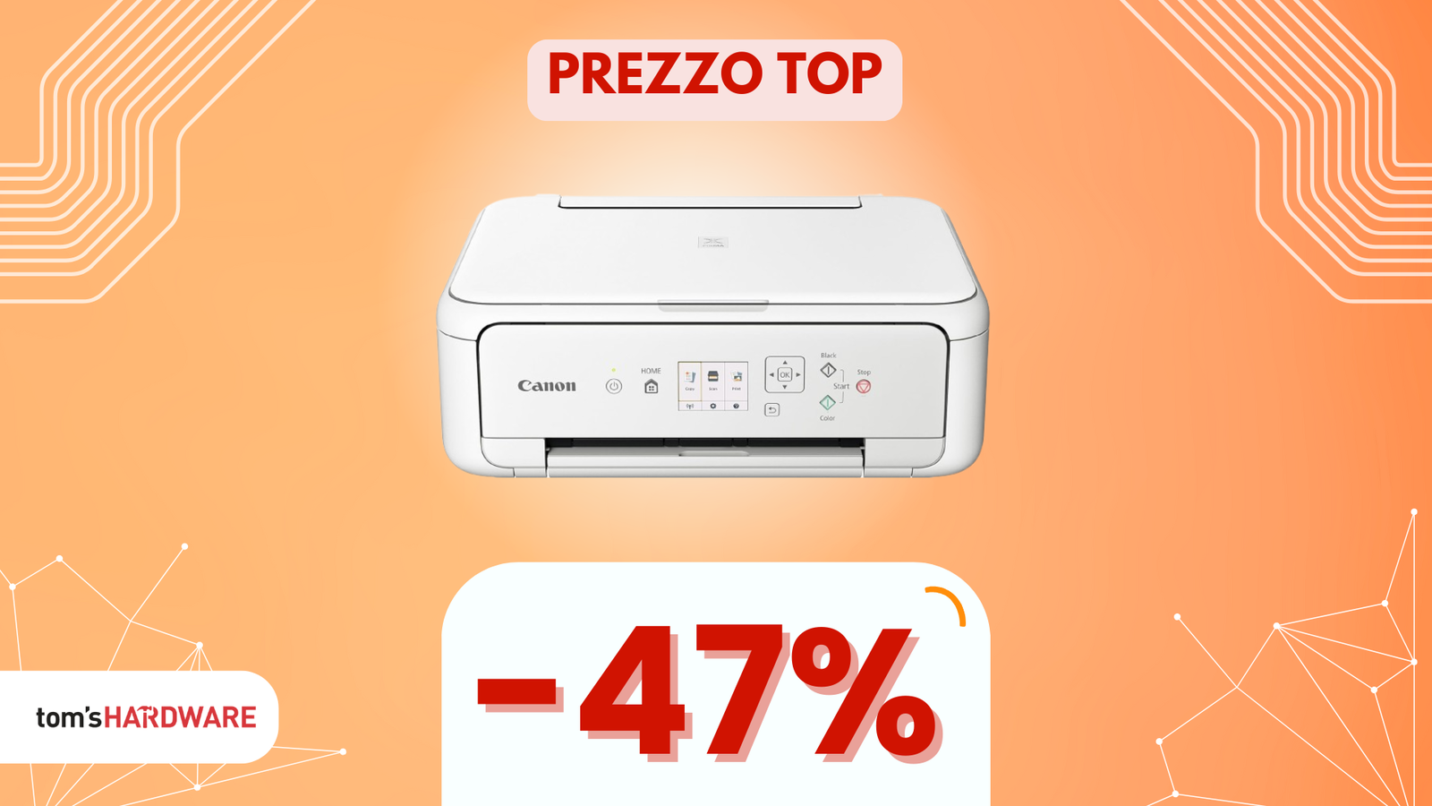 Canon PIXMA TS5151: la multifunzione Wi‑Fi da casa ora a PREZZO STRACCIATO!