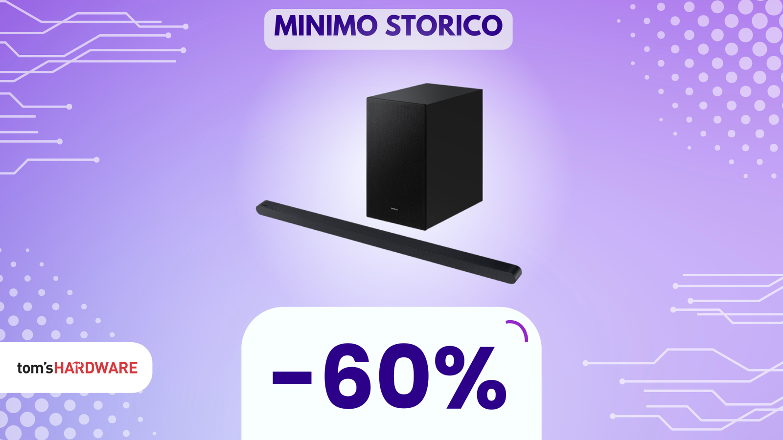 SUPER SCONTO su questa soundbar TOP! La paghi MENO DELLA META'!